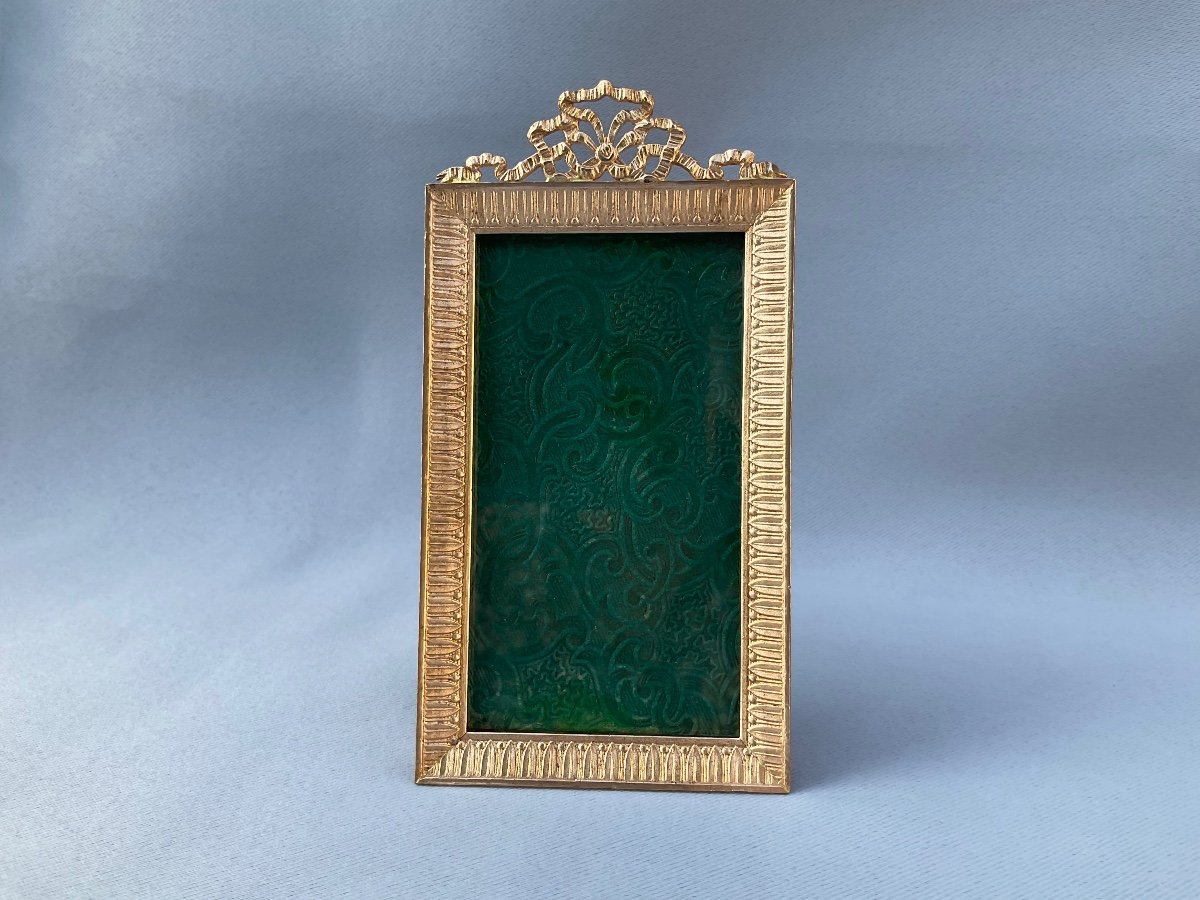 Louis XVI Napoleon III Style Bronze Frame-photo-5