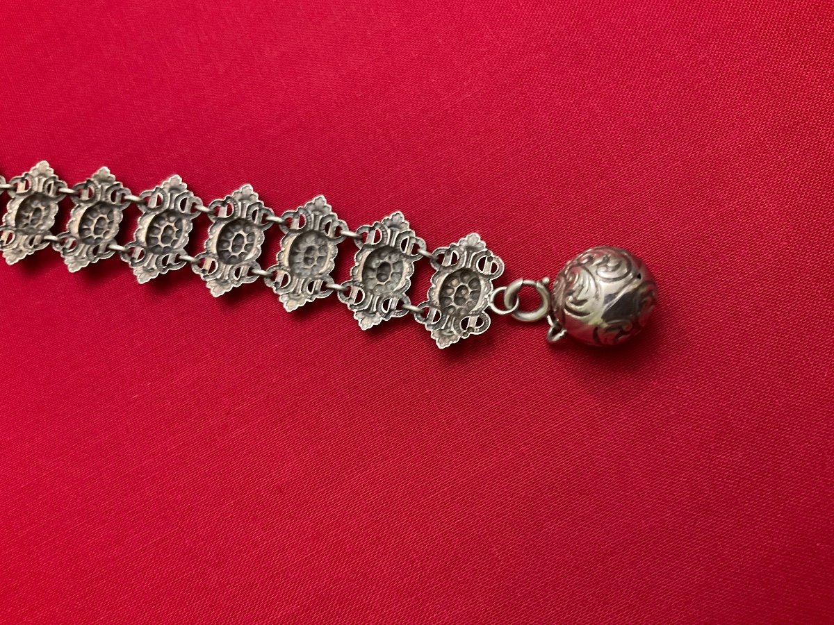 Bracelet En Argent Début 20éme Siècle -photo-1