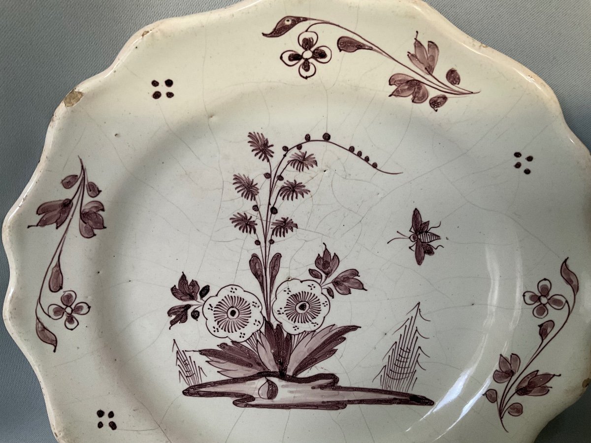 St Omer Plate 18th Century-photo-2