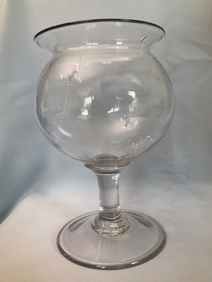 Leech Jar Glassware Early 19th Century 