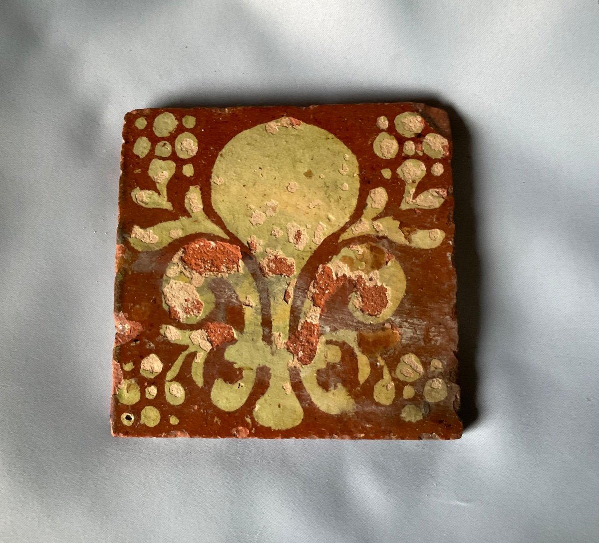 Flanders Tile 17th Century Terracotta