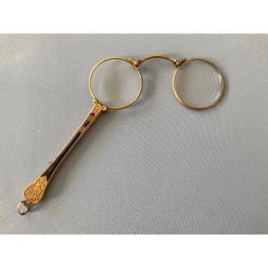 Folding Binocle Eyeglasses With Napoleon III System