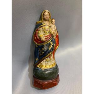 Statuette Of The Virgin And Child, Early 19th Century 