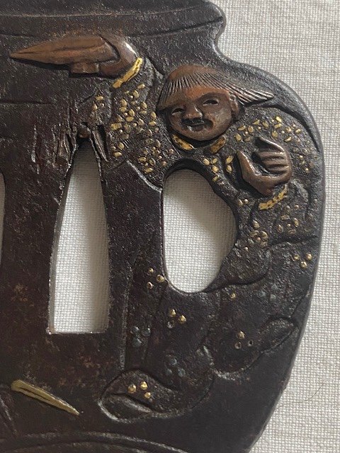 Tsuba En Forme De Jarre-photo-2