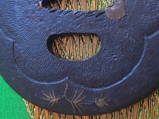 Tsuba A Rinceaux-photo-1