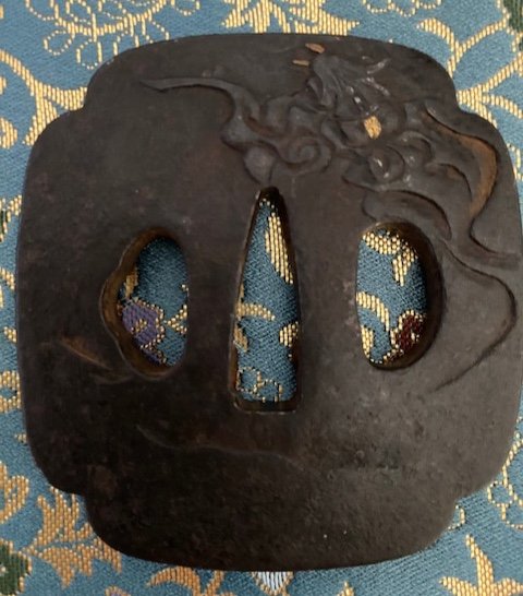 Tsuba A Decor Of A God-photo-1