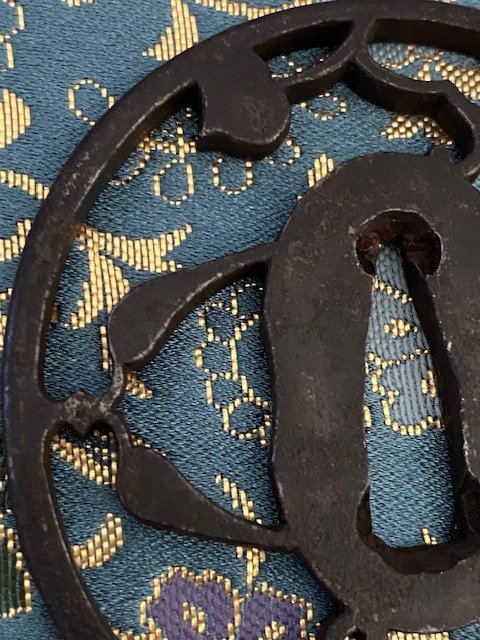 Tsuba Aoi Leaf-photo-1