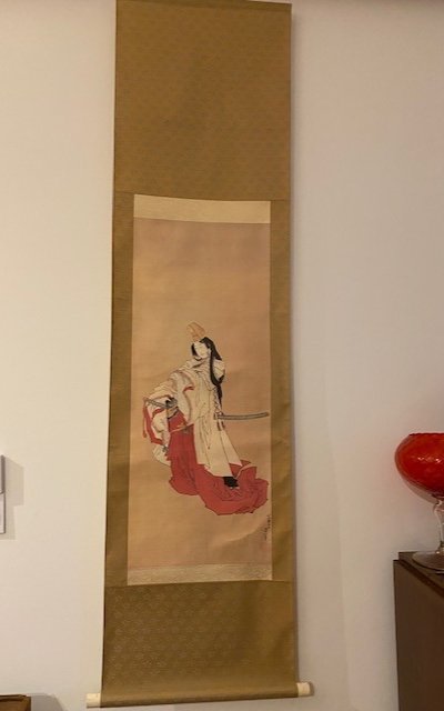 Kakemono Samurai Woman-photo-2