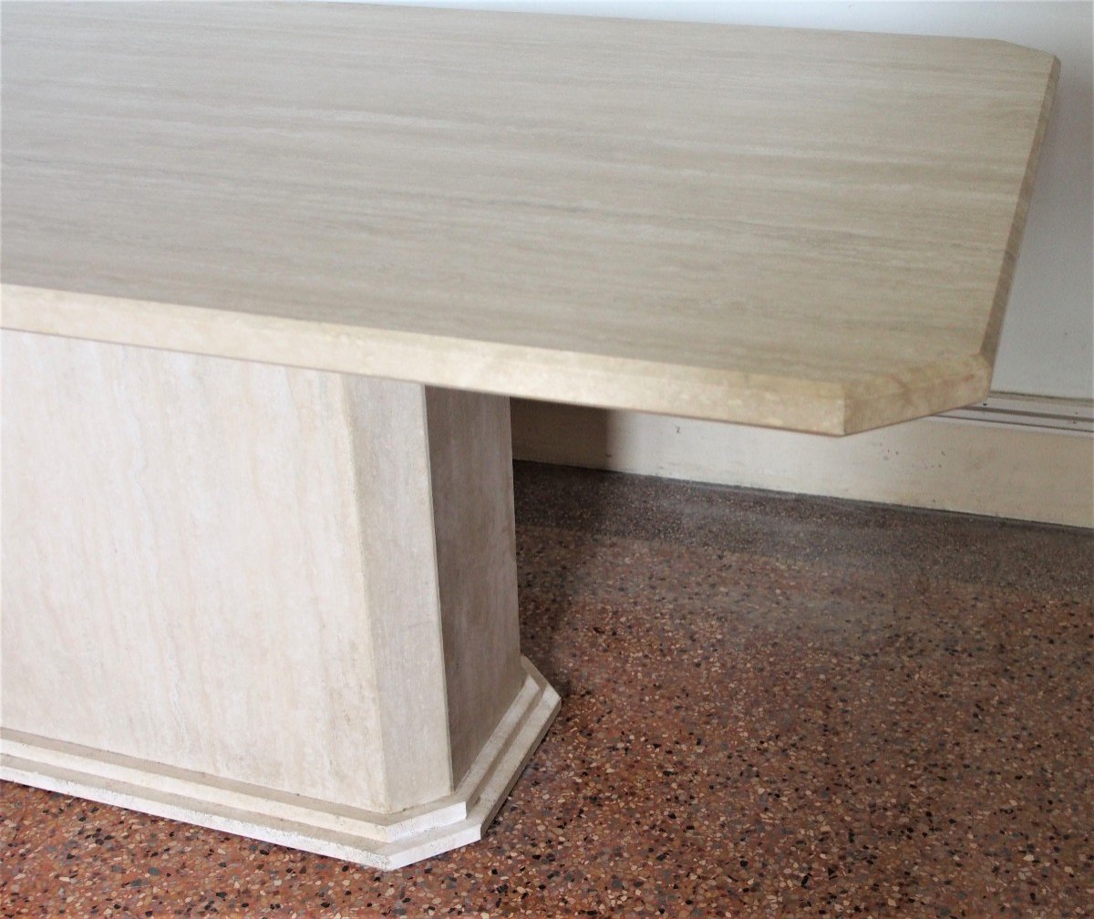 Travertine Dining Table-photo-2