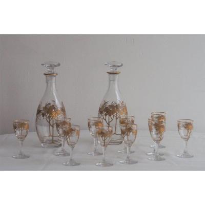 Crystal Liqueur Service