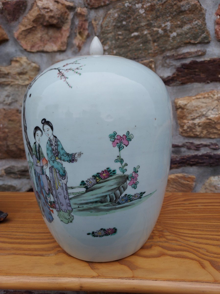 Large Covered Vase China Twentieth-photo-3