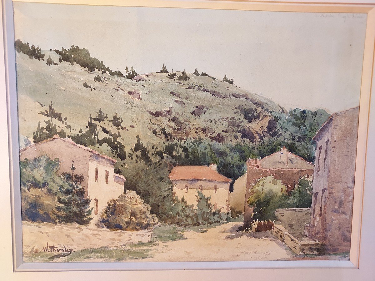 Georges William Thornley Landscape At Saint-nectaire-photo-3