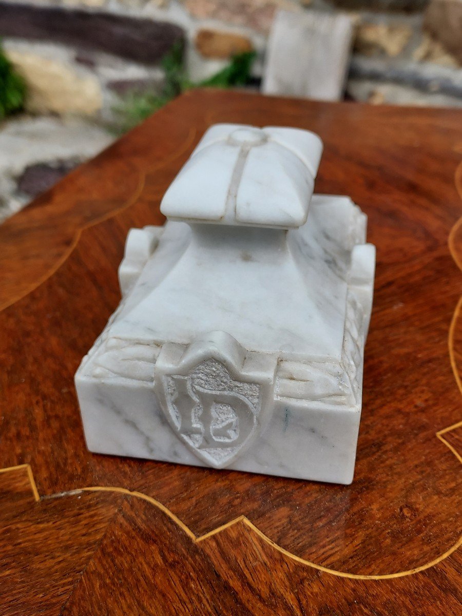 Caduceus Marble Pharmacy Paperweight -photo-4