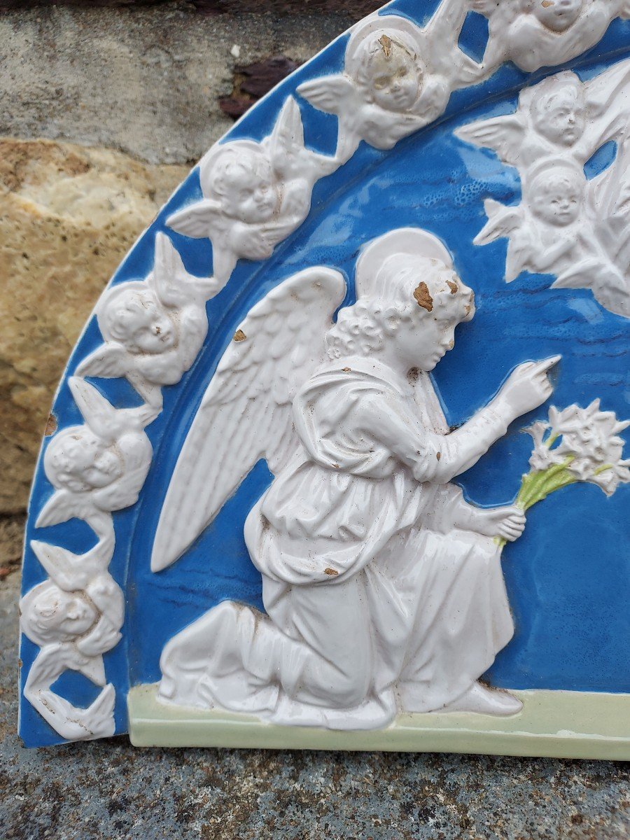 Cantagalli Firenze Italian Majolica Pierro Della Robbia-photo-3