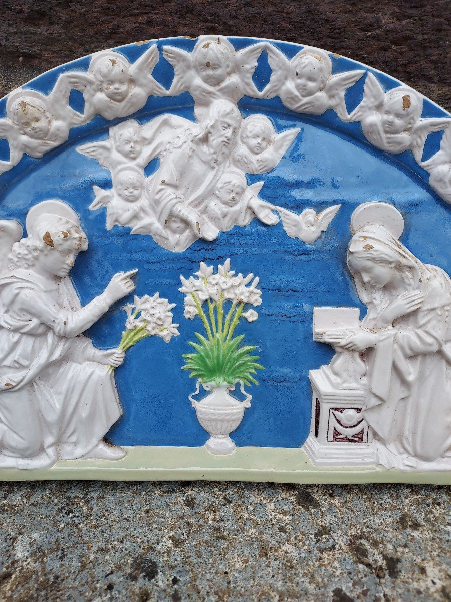 Cantagalli Firenze Italian Majolica Pierro Della Robbia-photo-4