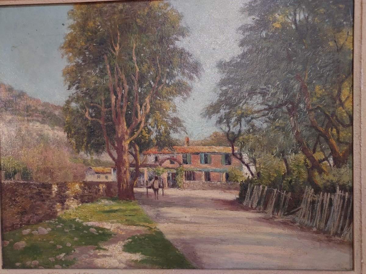 Oil On Canvas Villa In Nice Saint-isidore District-photo-2