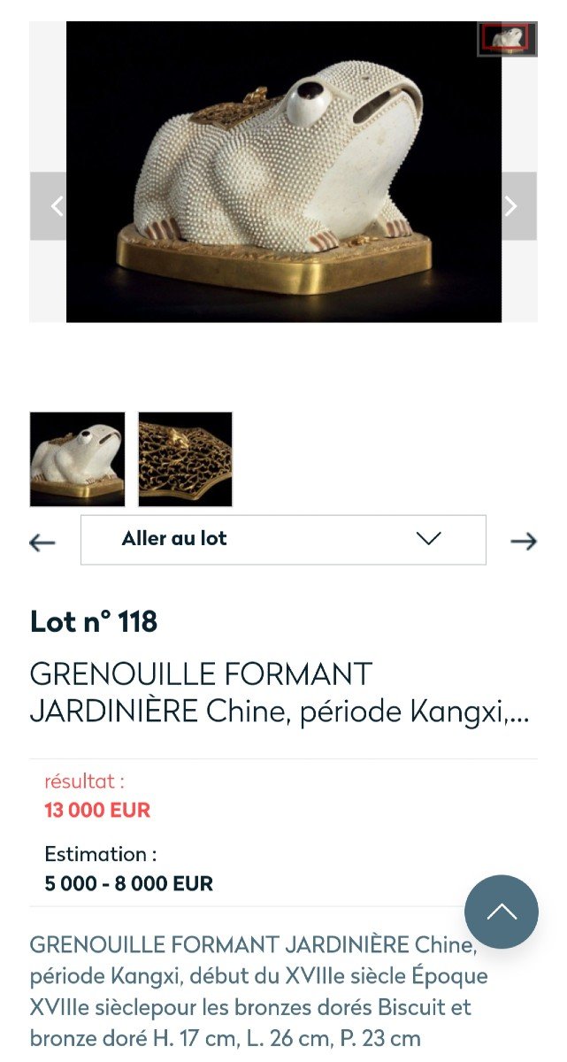 Grenouille En Porcelaine Chine Dynastie Qing-photo-6