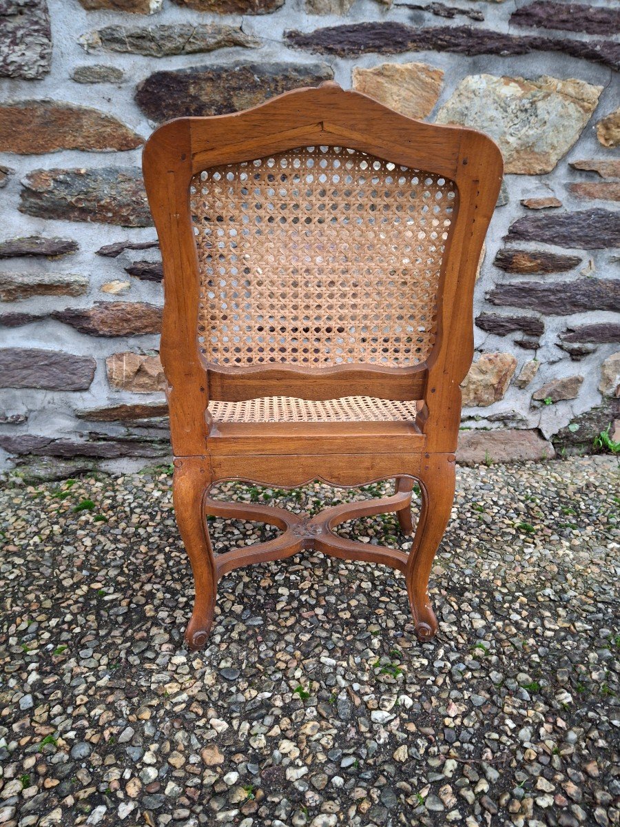 Fauteuil Enfant De Style Louis XV Canné-photo-1