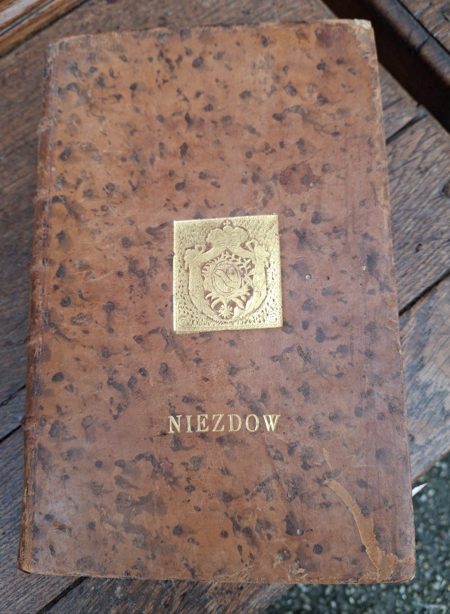 18th Century Book From The Prestigious Library Of A Polish Prince 