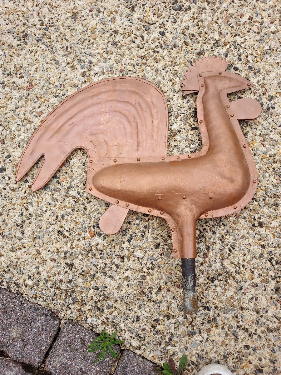 Rooster Weathervane Handcrafted By Daniel Rebour-photo-2