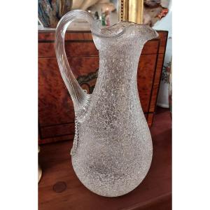 Baccarat Cooler Carafe Frosted Glass