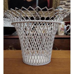 Mathieu Matégot Expanded Metal Basket