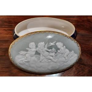 Limoges Porcelain Box Pate Sur Pate Enamel