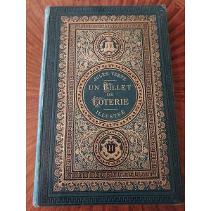Livre Jules Verne Collection Hetzel Un Billet De Loterie 