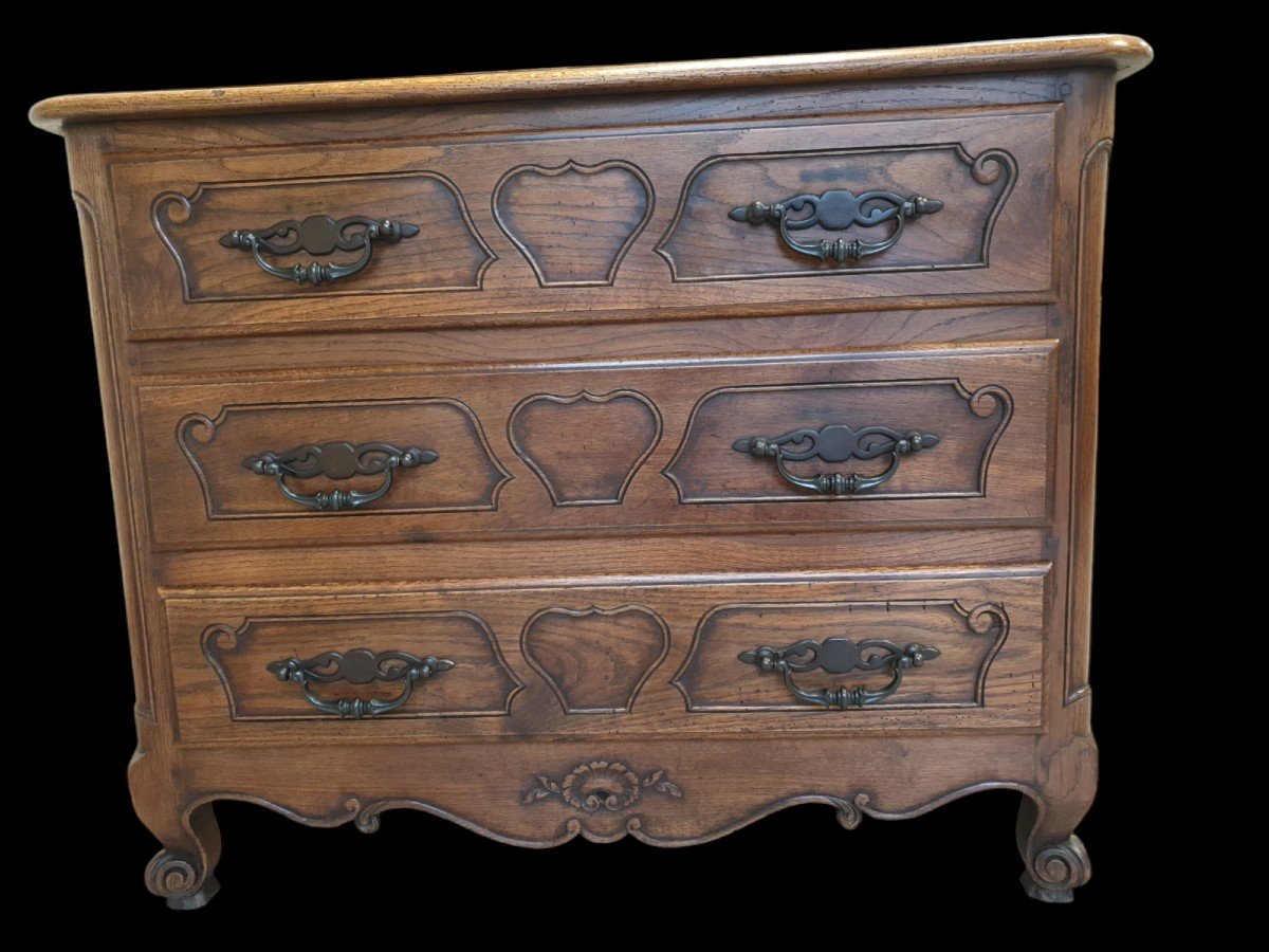 Petite commode Lorraine style Louis XV-photo-2