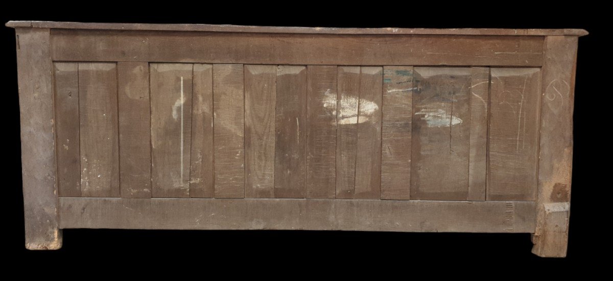 18th Century Three-door Sideboard In Blond Walnut -photo-4