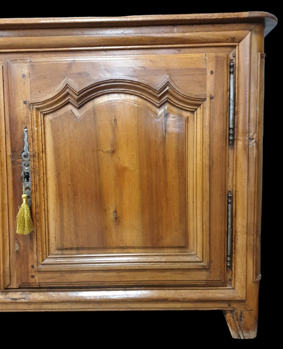 18th Century Three-door Sideboard In Blond Walnut -photo-3