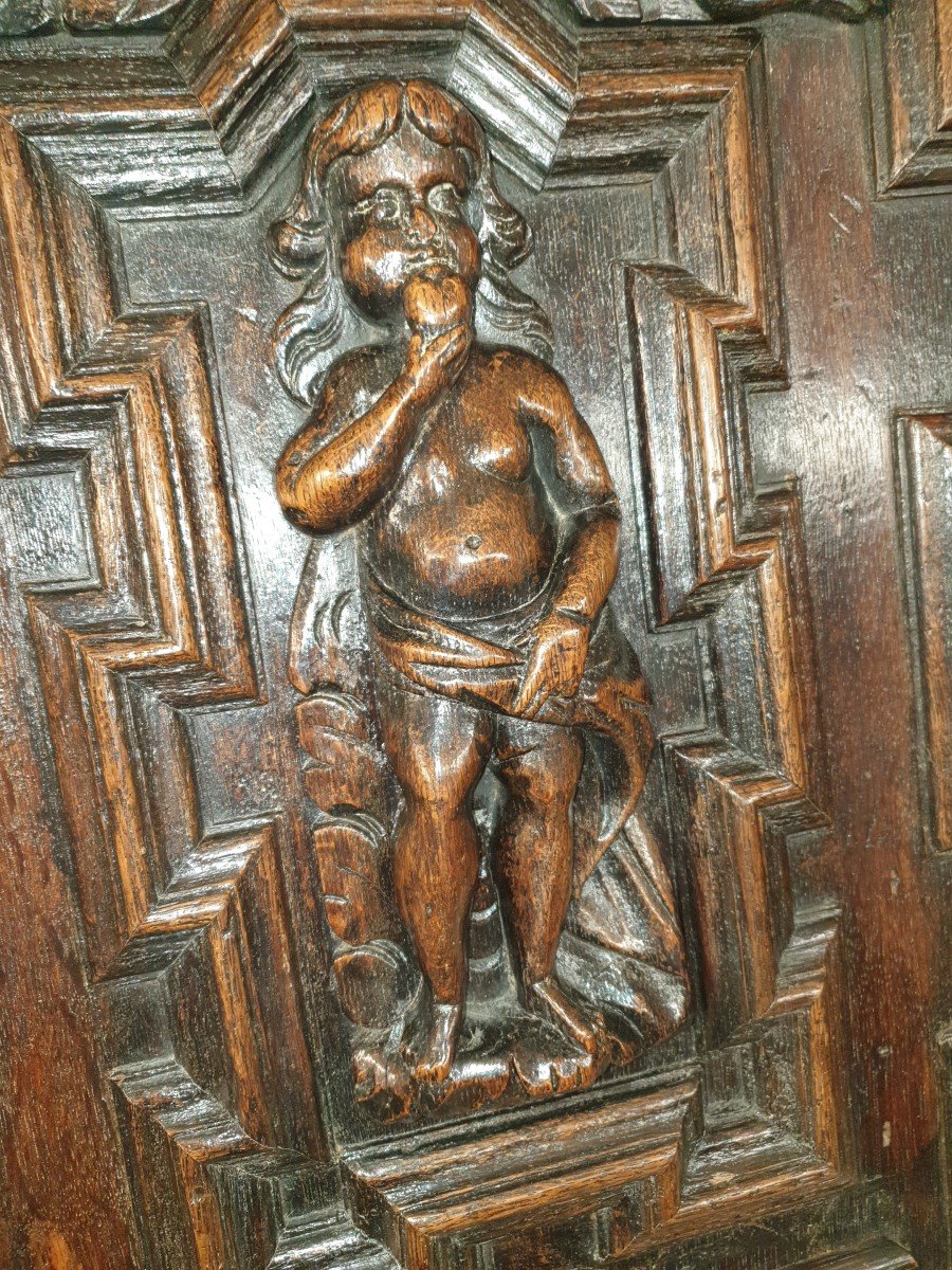 17th Century Flanders Apple Panel -photo-2