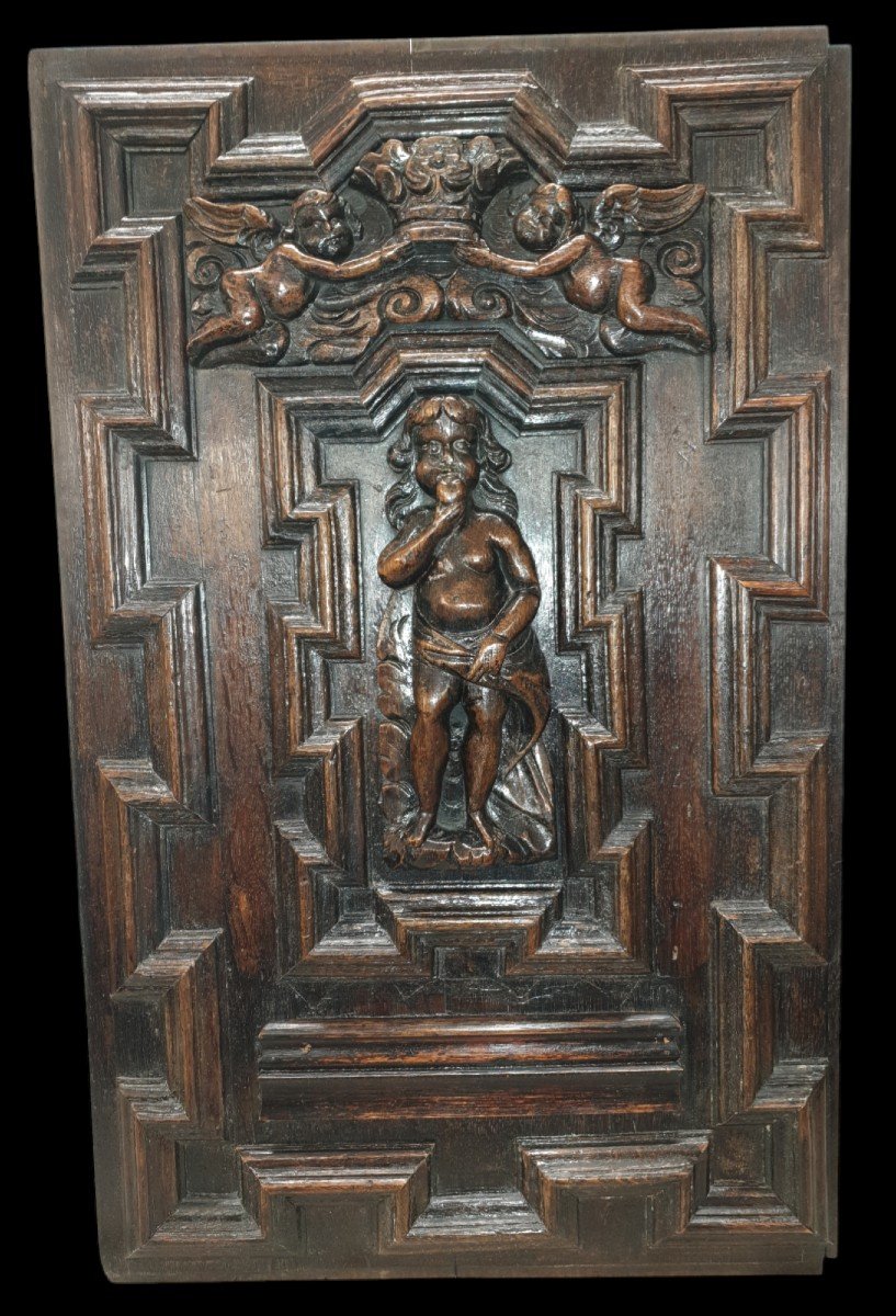 17th Century Flanders Apple Panel -photo-6