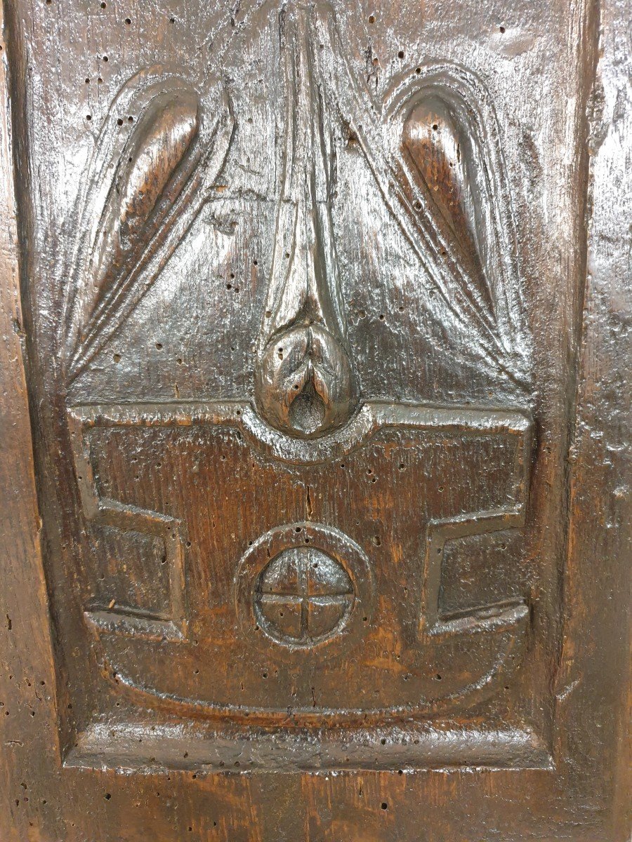 Renaissance Panel With 16th Century Profile -photo-2