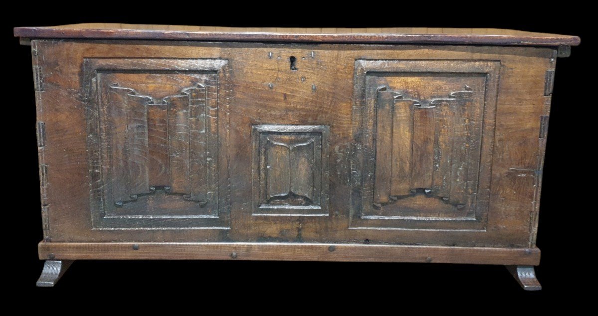 Gothic Chest Spain 16th Century -photo-8