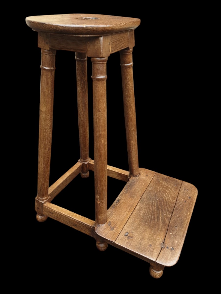 Tabouret de chantre XVIIe siècle 