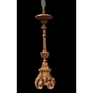  Candelabre en bois XVIIIe siècle 