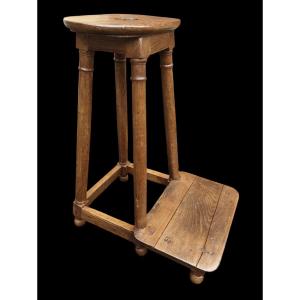 Tabouret de chantre XVIIe siècle 