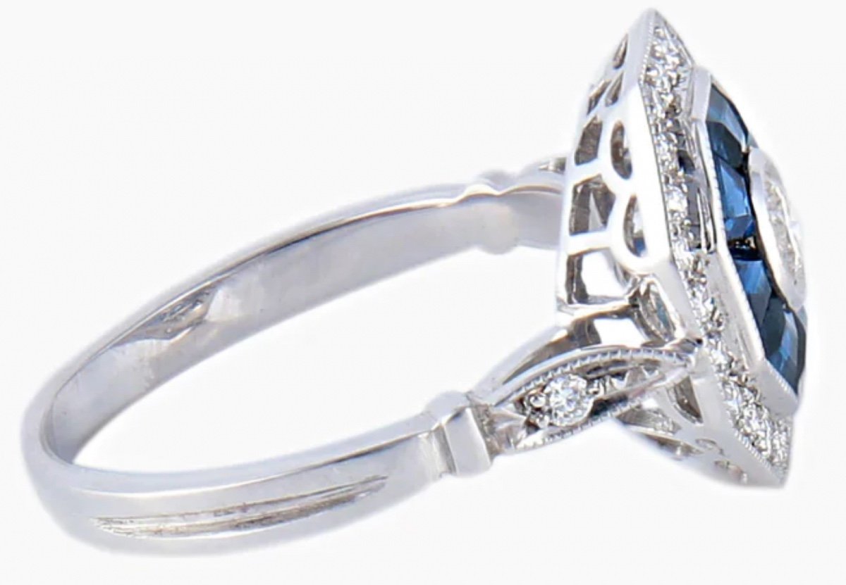 Diamond Sapphire Ring-photo-3