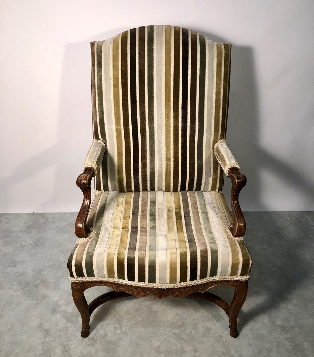 Proantic Regency High Back Walnut Armchair