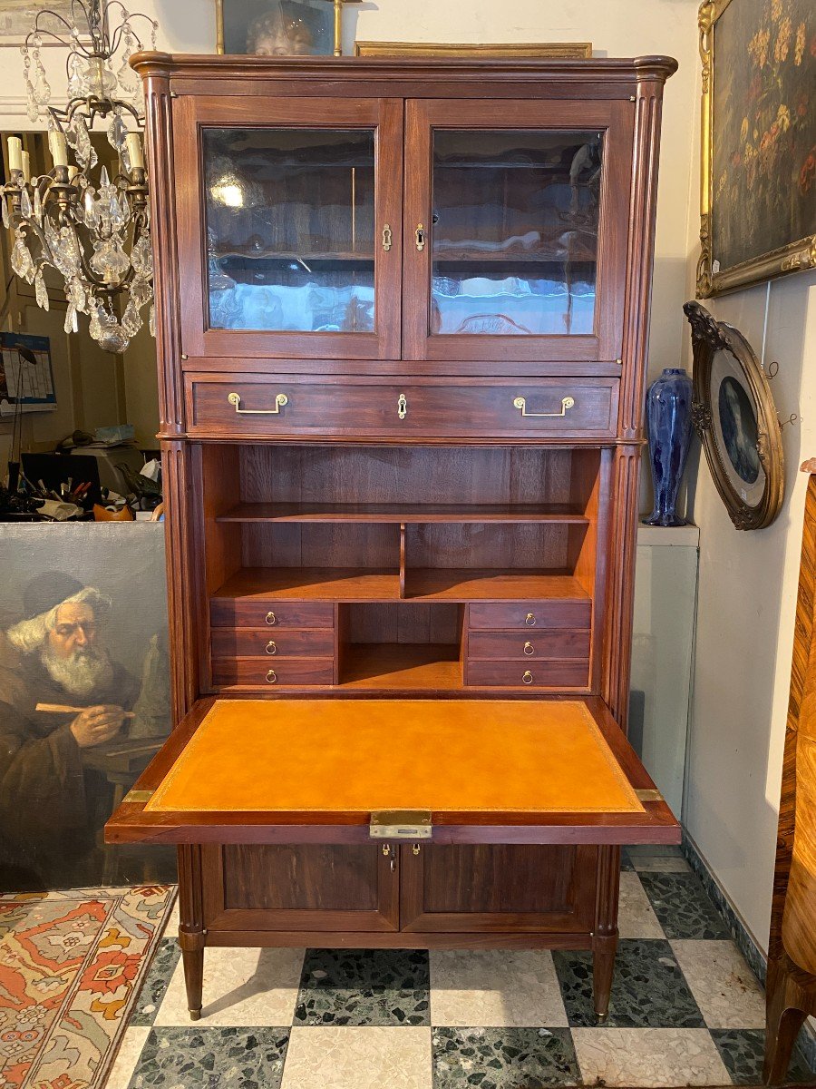 Louis XVI Mahogany Secretary-photo-2