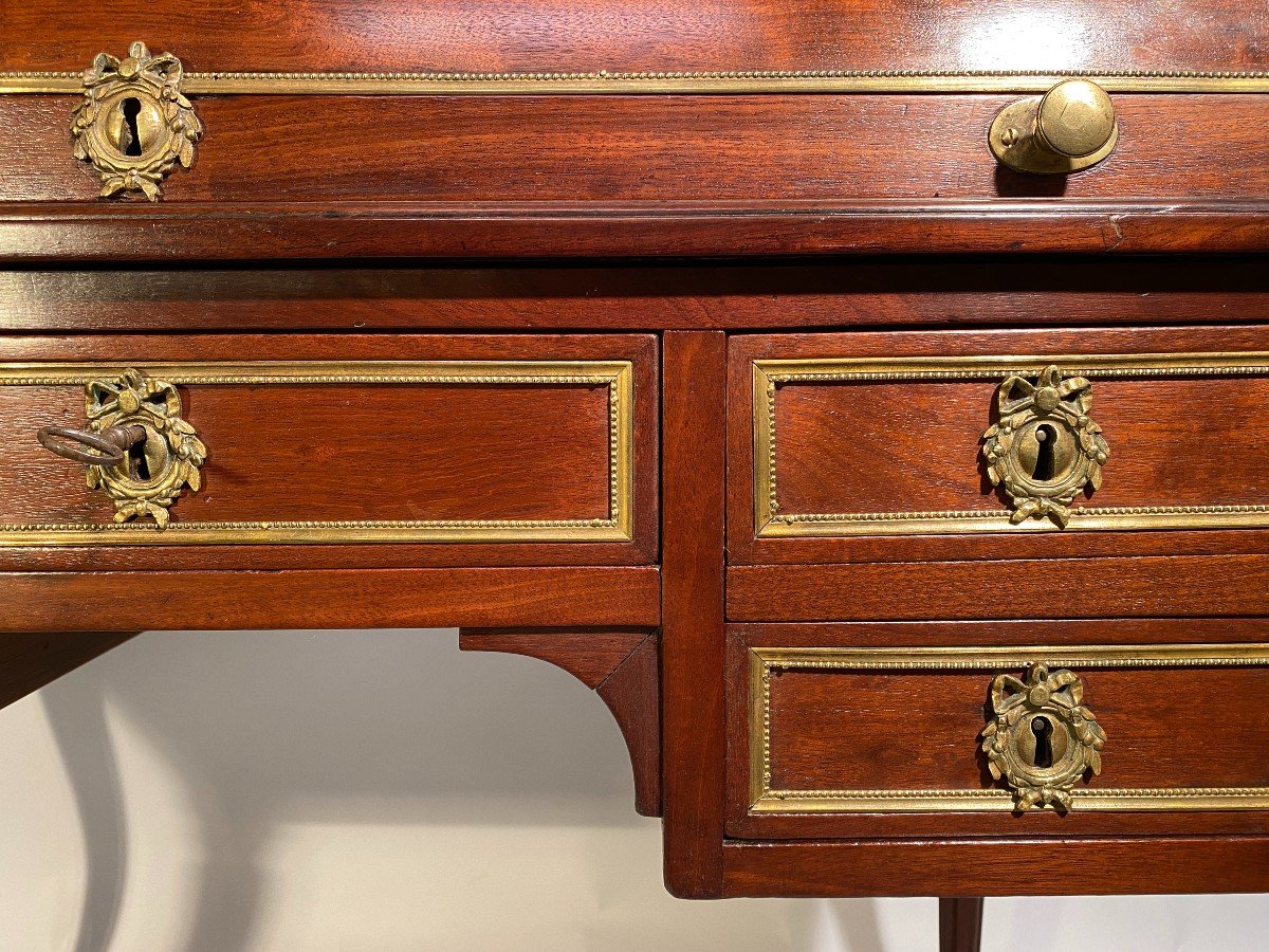 Louis XVI Mahogany Cylinder Desk-photo-4