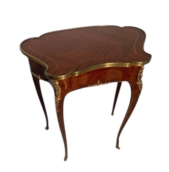 Louis XV Style Inlaid Living Room Table