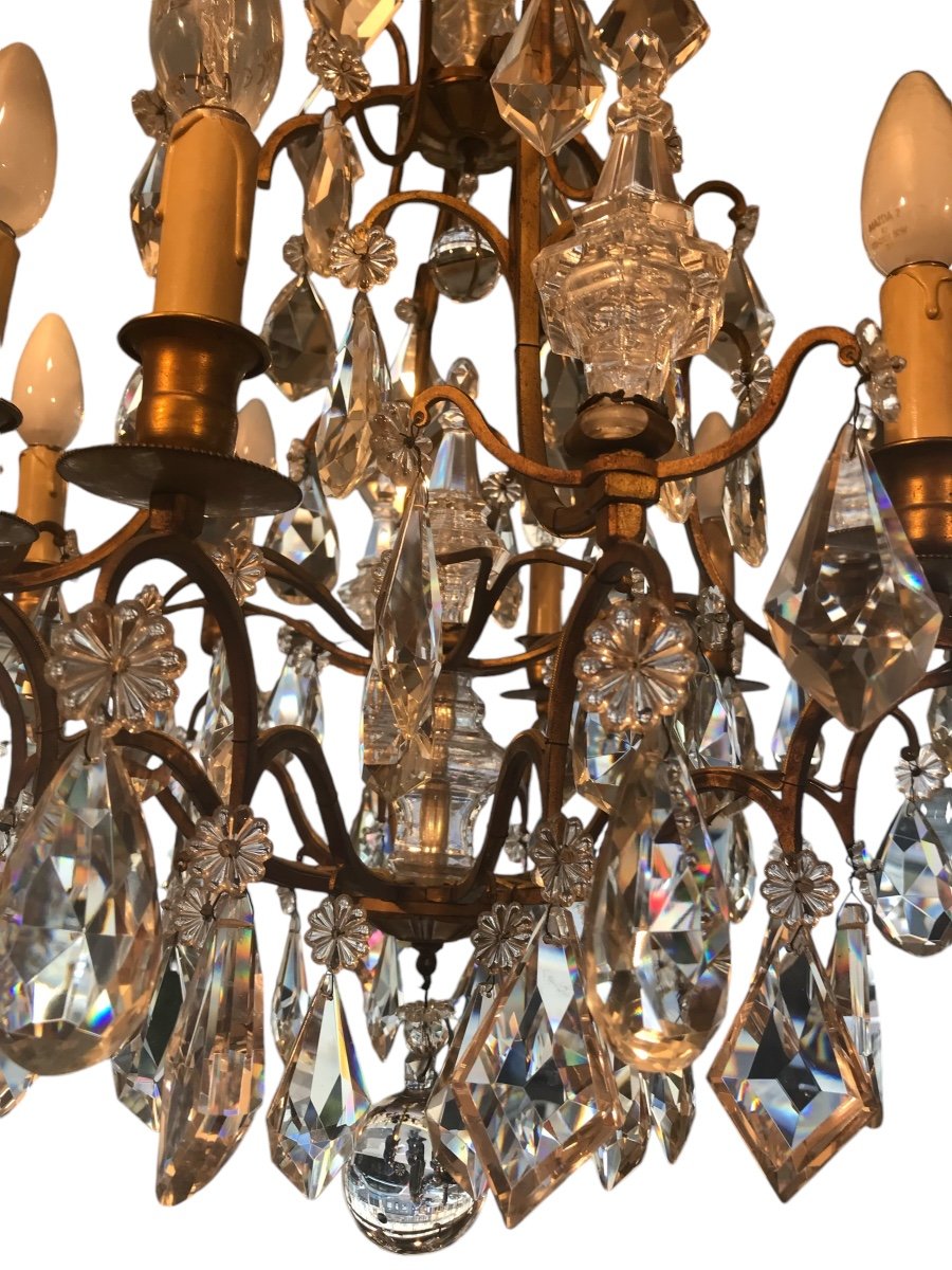 Eight Light Cage Chandelier -photo-4