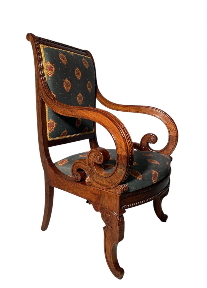 Rare 19th Century Rosewood Armchair