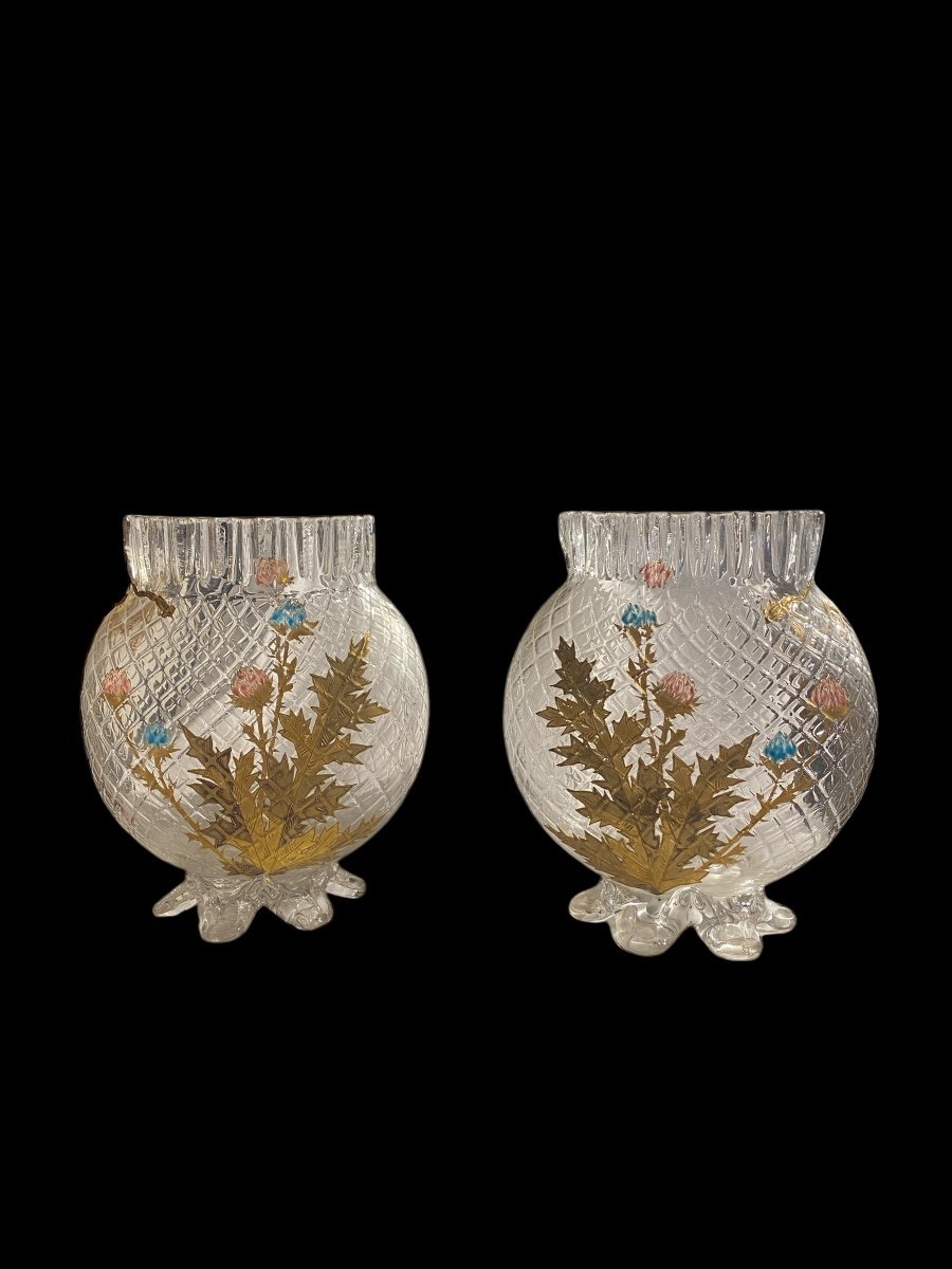 Paire De Vases Art Nouveau 