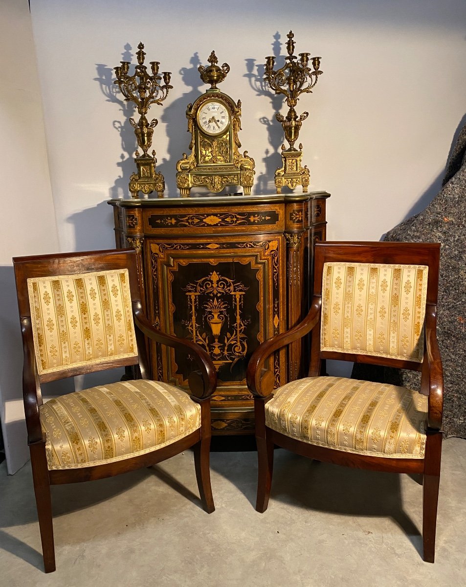 Pair Of Restoration Period Armchairs 