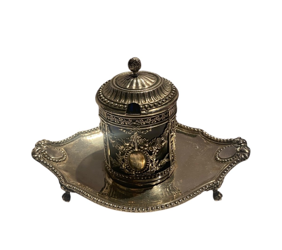 Louis XVI Period Silver Mustard Pot Parisian Work 