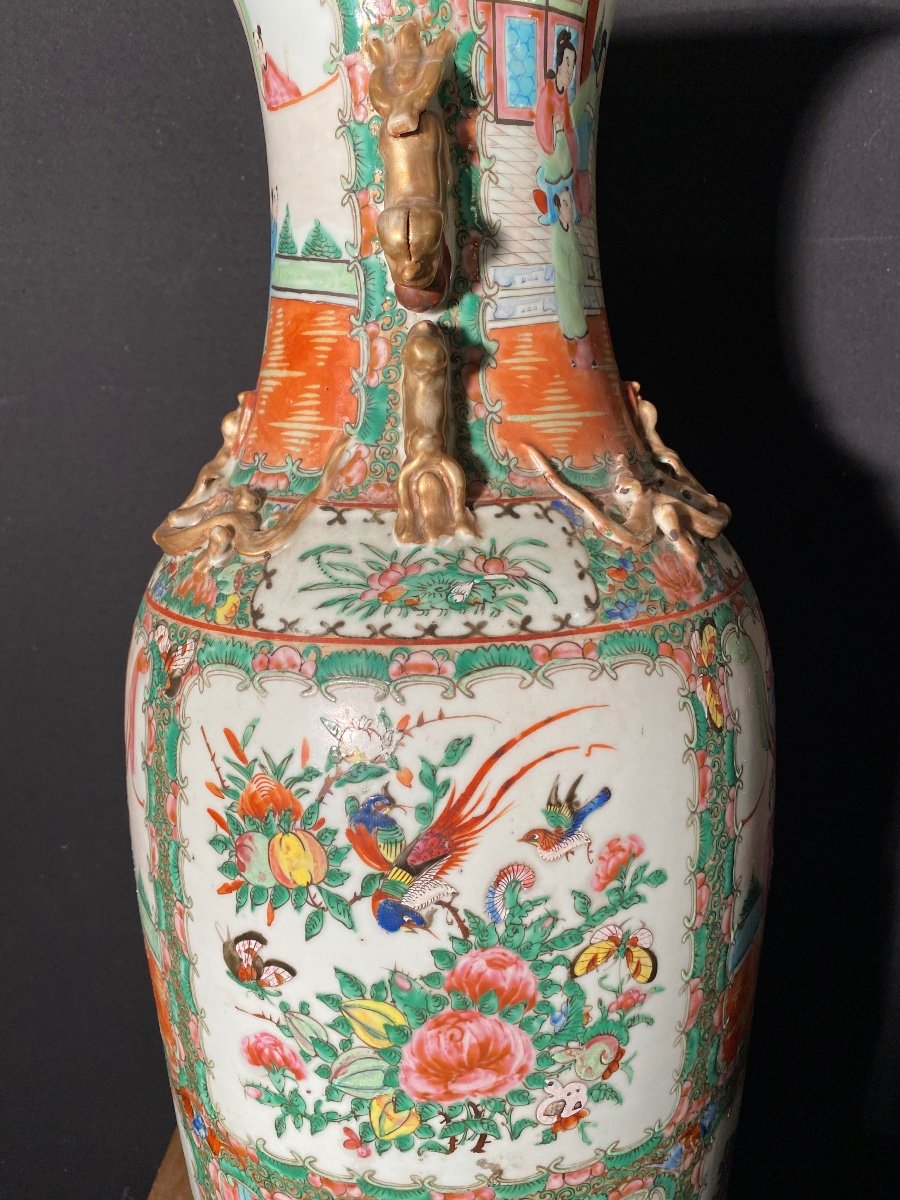Grand Vase En Porcelaine De Chine -photo-2