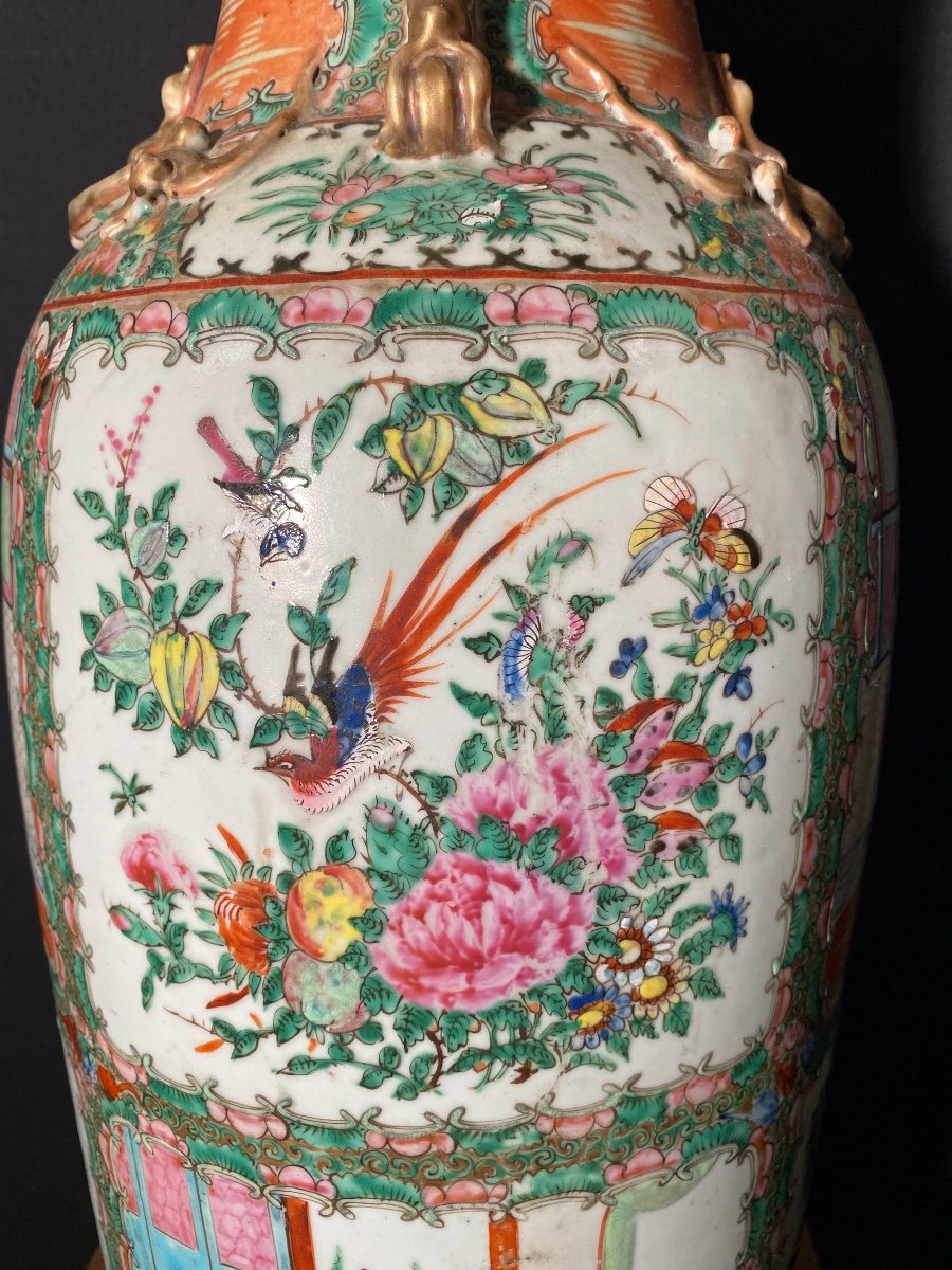 Grand Vase En Porcelaine De Chine -photo-3